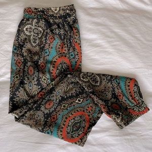 PATTERNED PULL ON JOGGER PARTY PANTS